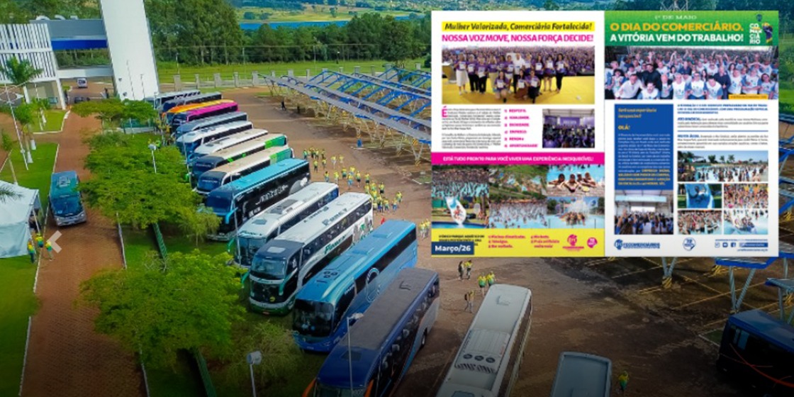 Federação inova comunicação e distribui folhetos temáticos nos ônibus das caravanas dos seus eventos